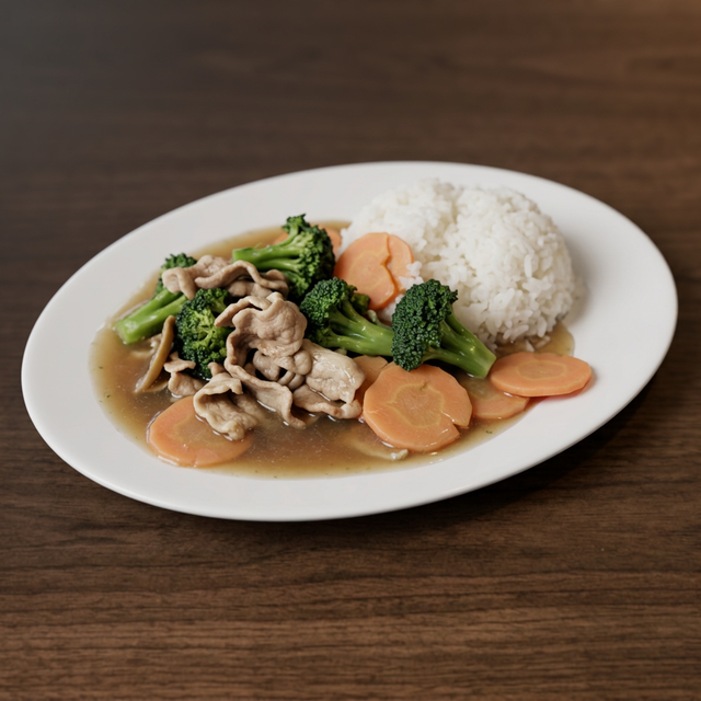 Broccoli in Oyster Sauce.